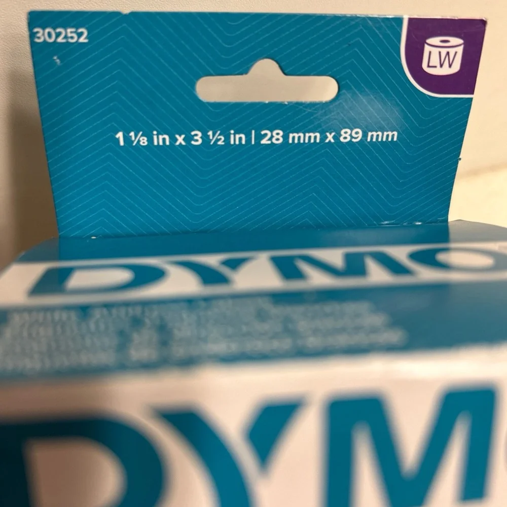 Dymo LabelWriter Labels White 1 1/8 x 3.5